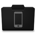Black Grey Movil Icon 128x128 png